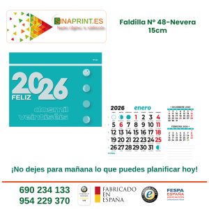 FALDILLA DE NEVERA Nº 48 15CM