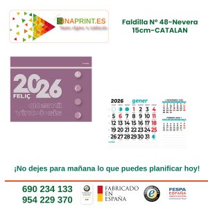 FALDILLA DE NEVERA Nº 48 15CM CATALÁN