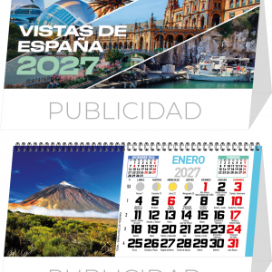 CALENDARIO SOBREMESA ESPAÑA