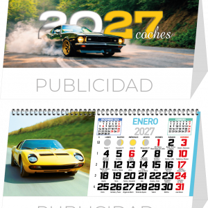 CALENDARIO SOBREMESA COCHES