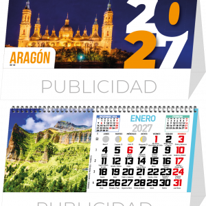 CALENDARIO SOBREMESA ARAGÓN