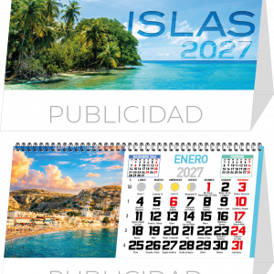 CALENDARIO SOBREMESA ISLAS