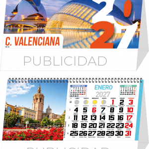 CALENDARIO SOBREMESA COMUNIDAD VALENCIANA